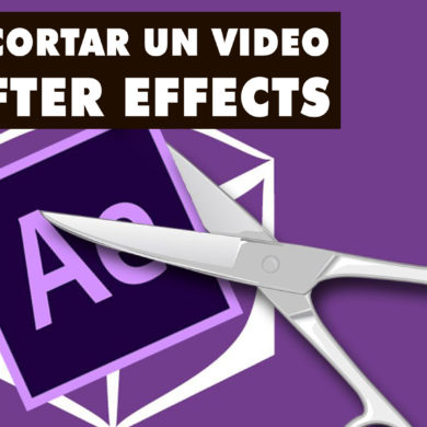 como cortar un video en after effects