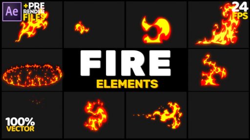 Fire Elements // After Effects