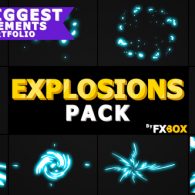 2D Explosion Elements | After Effects