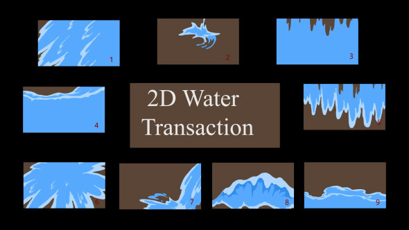 9 Flash Water Transition Pack