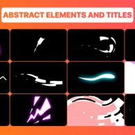 Abstract Elements And Titles | After Effects