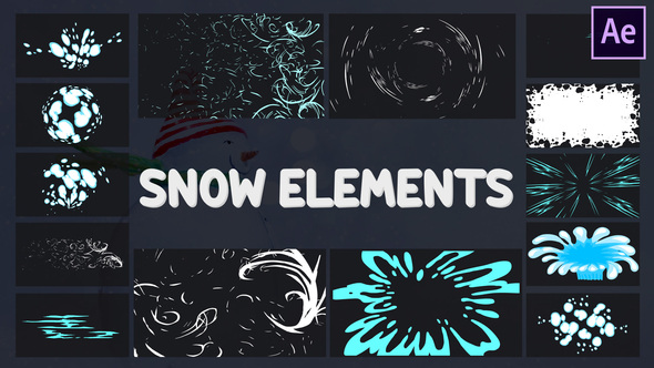Cartoon Holiday Elements | After Effects 1 Cartoon Holiday Elements | After Effects