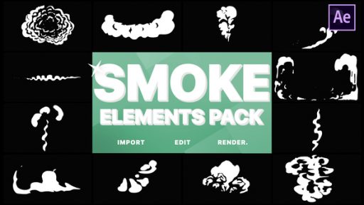 Cartoon Smoke Elements | After Effects