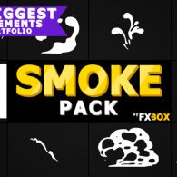 Cartoon Smoke Elements And Transitions | After Effects