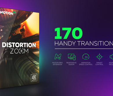 Distortion Zoom Transitions