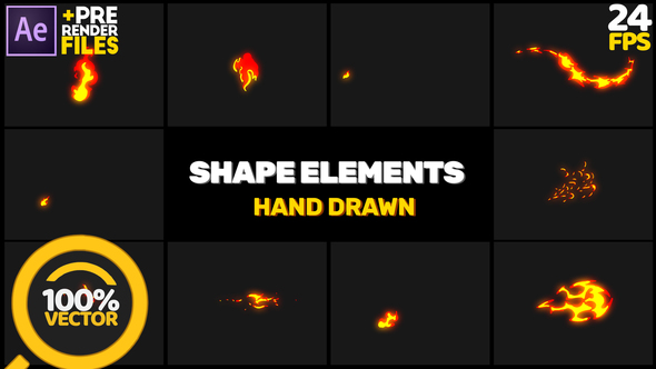 Fire Elements // After Effects
