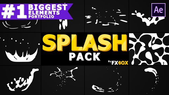 Liquid Splash Elements | After Effects