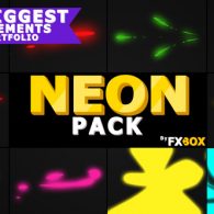 Neon Shape Elements | After Effects