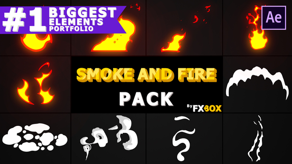 Smoke And Fire Elements | After Effects 1 Smoke And Fire Elements | After Effects