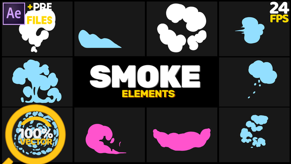 Smoke Elements // After Effects 1 Smoke Elements // After Effects
