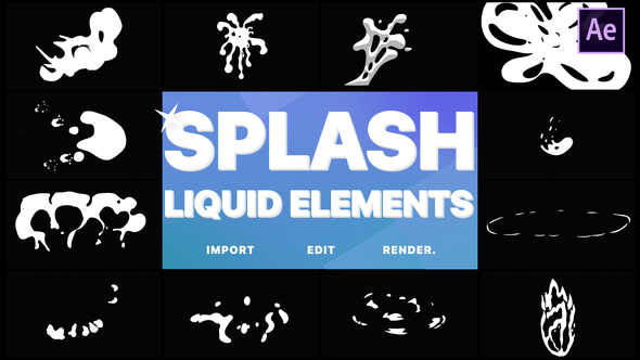 Splash Elements | After Effects 1 Splash Elements | After Effects