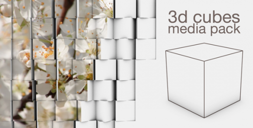 3d Cubes - Media Pack