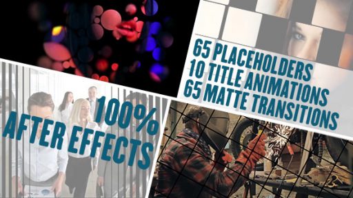 65 Matte Transitions with 10 Animated Titles
