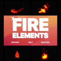 Cartoon Fire Elements | After Effects
