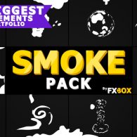 Cartoon SMOKE Elements And Transitions | After Effects