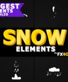 Cartoon Snow Elements | After Effects