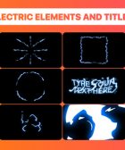 Electric Elements And Titles | After Effects