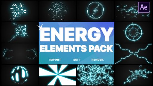 Energy Elements Pack | After Effects
