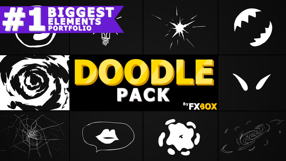 Flash FX Doodle Elements | After Effects 1 Flash FX Doodle Elements | After Effects