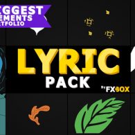 Flash FX Lyric Elements | After Effects