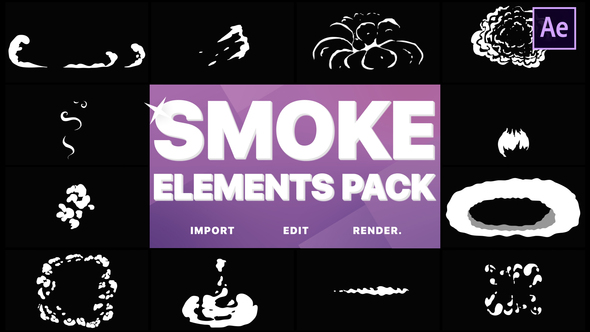 Flash FX Smoke Elements | After Effects 1 Flash FX Smoke Elements | After Effects