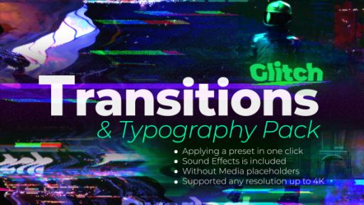 Glitch Titles and Transitions
