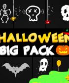 Halloween Party Elements And Titles | After Effects