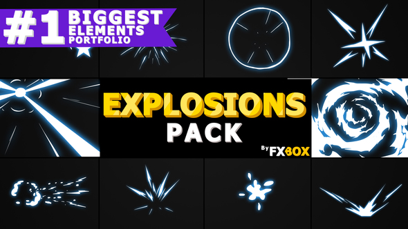 Hand Drawn Explosion Elements And Transitions | After Effects 1 Hand Drawn Explosion Elements And Transitions | After Effects