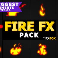 Hand Drawn FIRE Elements | After Effects