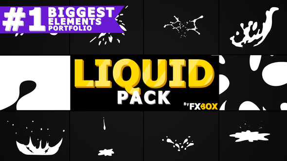 Hand Drawn Liquid Elements And Transitions | After Effects 1 Hand Drawn Liquid Elements And Transitions | After Effects