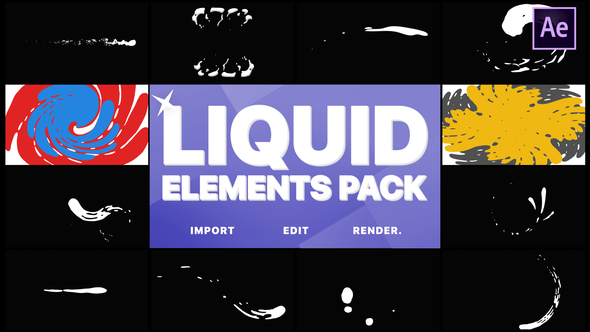 Liquid Elements And Transitions | After Effects 1 Liquid Elements And Transitions | After Effects