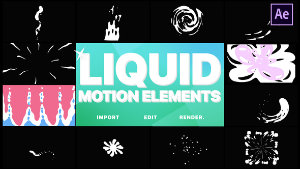 Liquid Motion Elements | After Effects 1 Liquid Motion Elements | After Effects