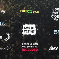 Lyric Titles| After Effects Template