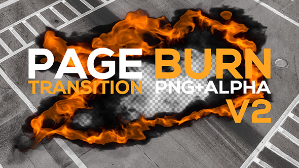 Page Burn Transition V2