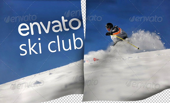 Transición de bandera personalizable 3D - 2