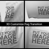 3D Customizable Flag Transition