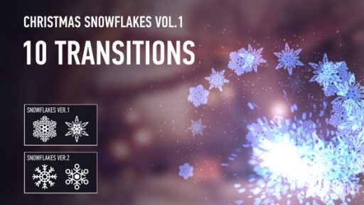 Christmas Snowflakes Transitions Vol.1