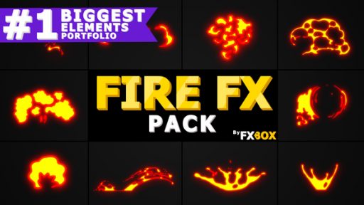 Doodle Fire FX Elements | After Effects