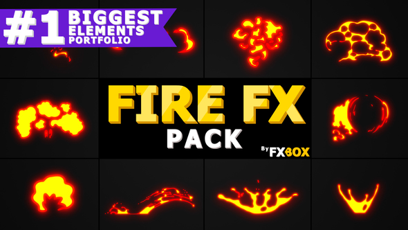 Doodle Fire FX Elements | After Effects 1 Doodle Fire FX Elements | After Effects