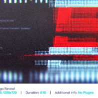 Epic Digital Glitch Logo Reveal