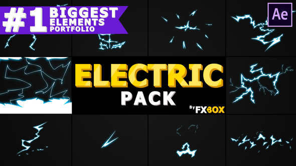 Flash FX ELECTRIC Elements And Transitions | After Effects