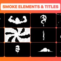 Hand Drawn Smoke Elements Transitions And Titles | After Effects