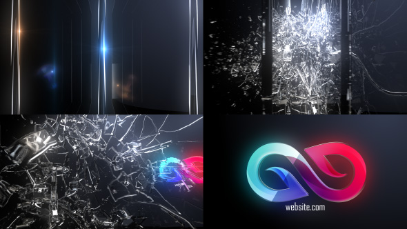 Texto de logotipo de letras revelar - 10