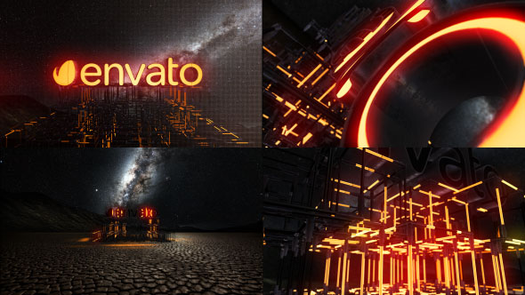 Letras de texto del logotipo revelan - 17