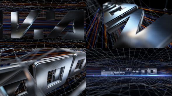 Revelar texto de logotipo de letras - 32