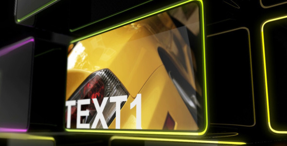 Revelar texto de logotipo de letras - 53
