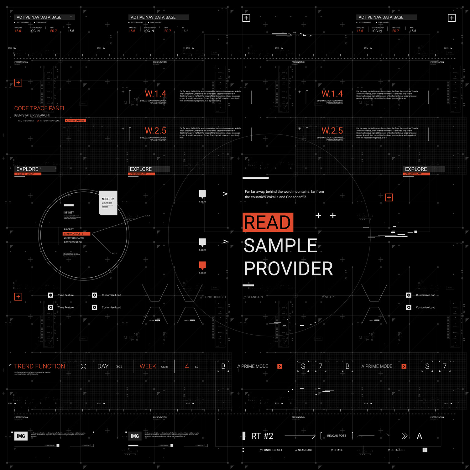 Paquete de gráficos tipográficos de HUD - 11