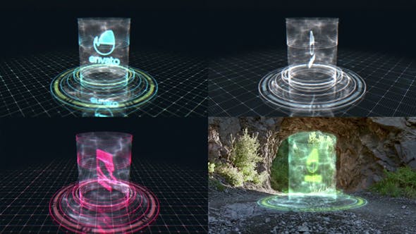 El logotipo futurista de HUD revela