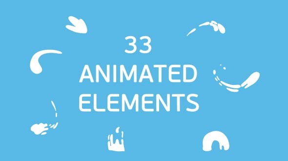 33 Splash Animated Elements