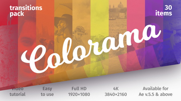Colorful Transitions - Transitions Pack